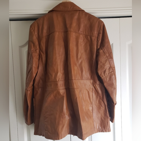 Vintage Rice Sports Wear Leather Jacket - Picture 3 of 4